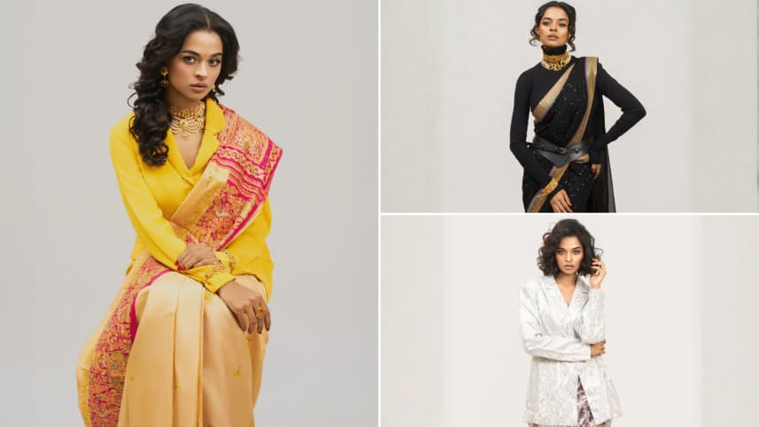 শাড়ির স্টাইলিং এখন আরও আকর্ষণীয় এবং ব্যবহারযোগ্য হয়ে উঠেছে